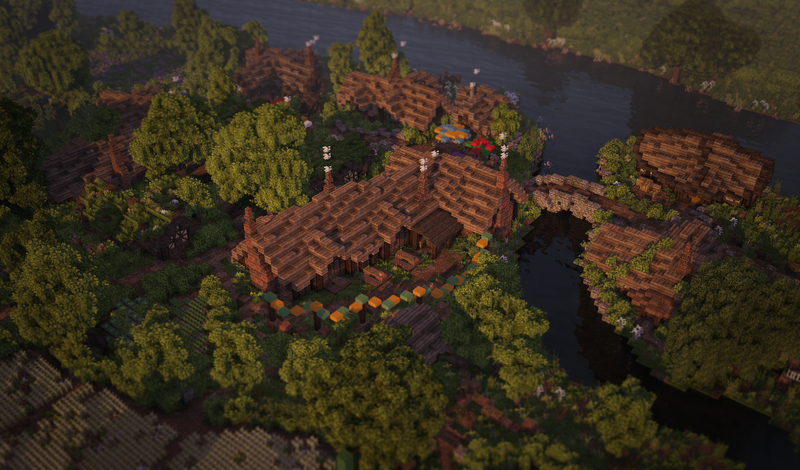 Illustration for article titled Hobbiton, Via Minecraft, Is Just Beautiful
